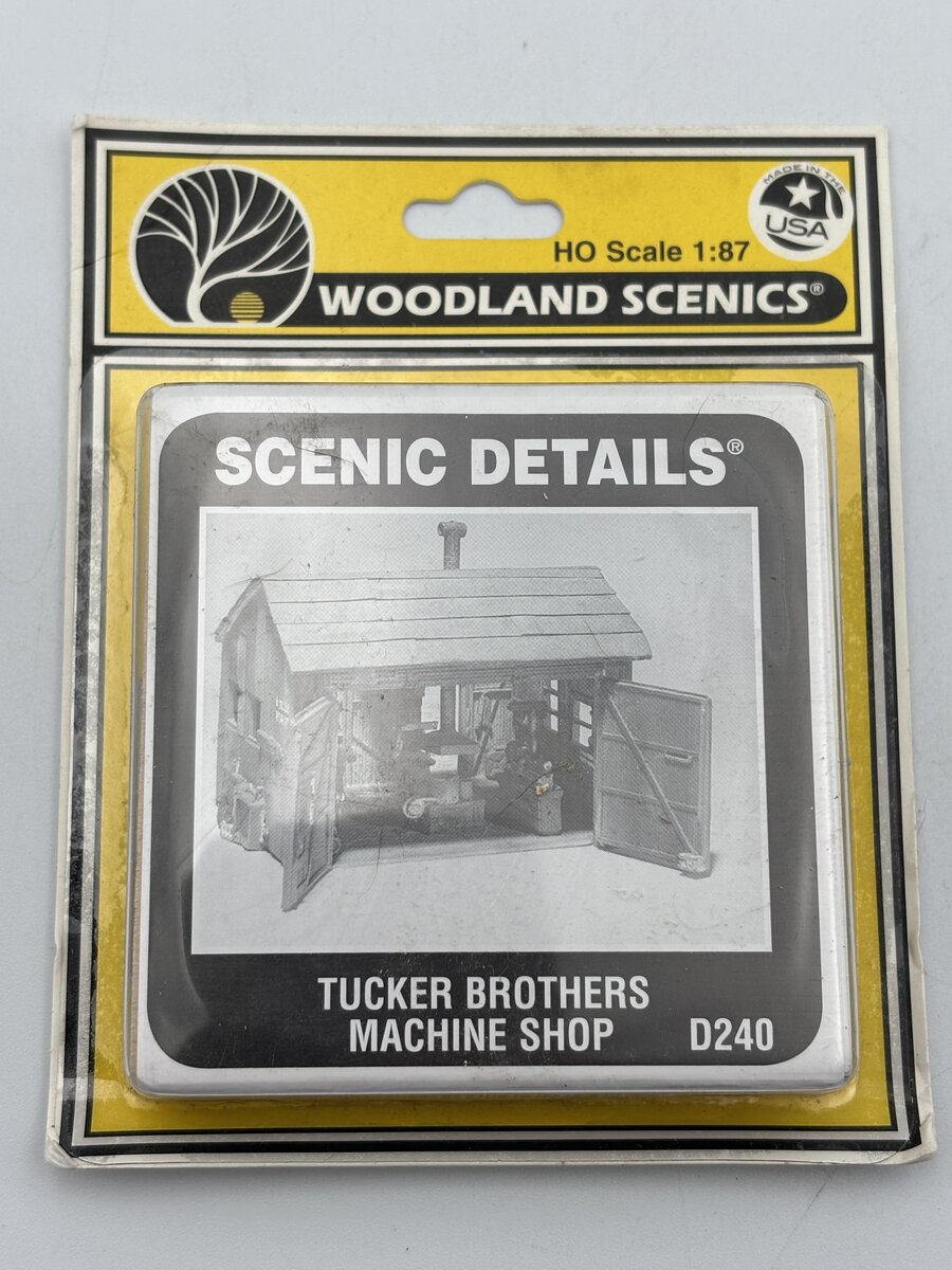 Woodland Scenics D240 HO Tucker Brothers Machine Shop Building Kit
