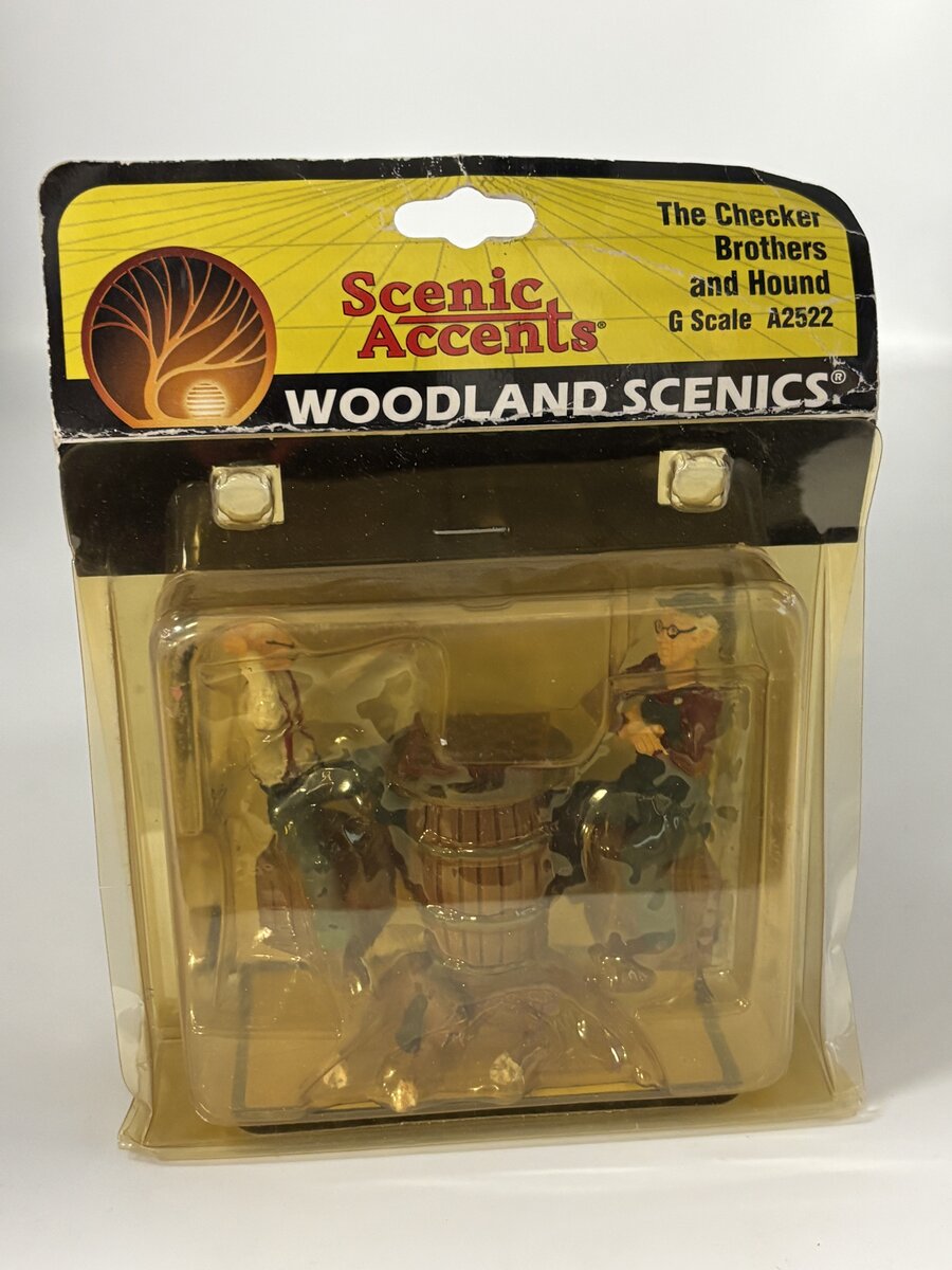Woodland Scenics A2522 G Scenic Accents The Checker Brothers & Hound (Set of 6)