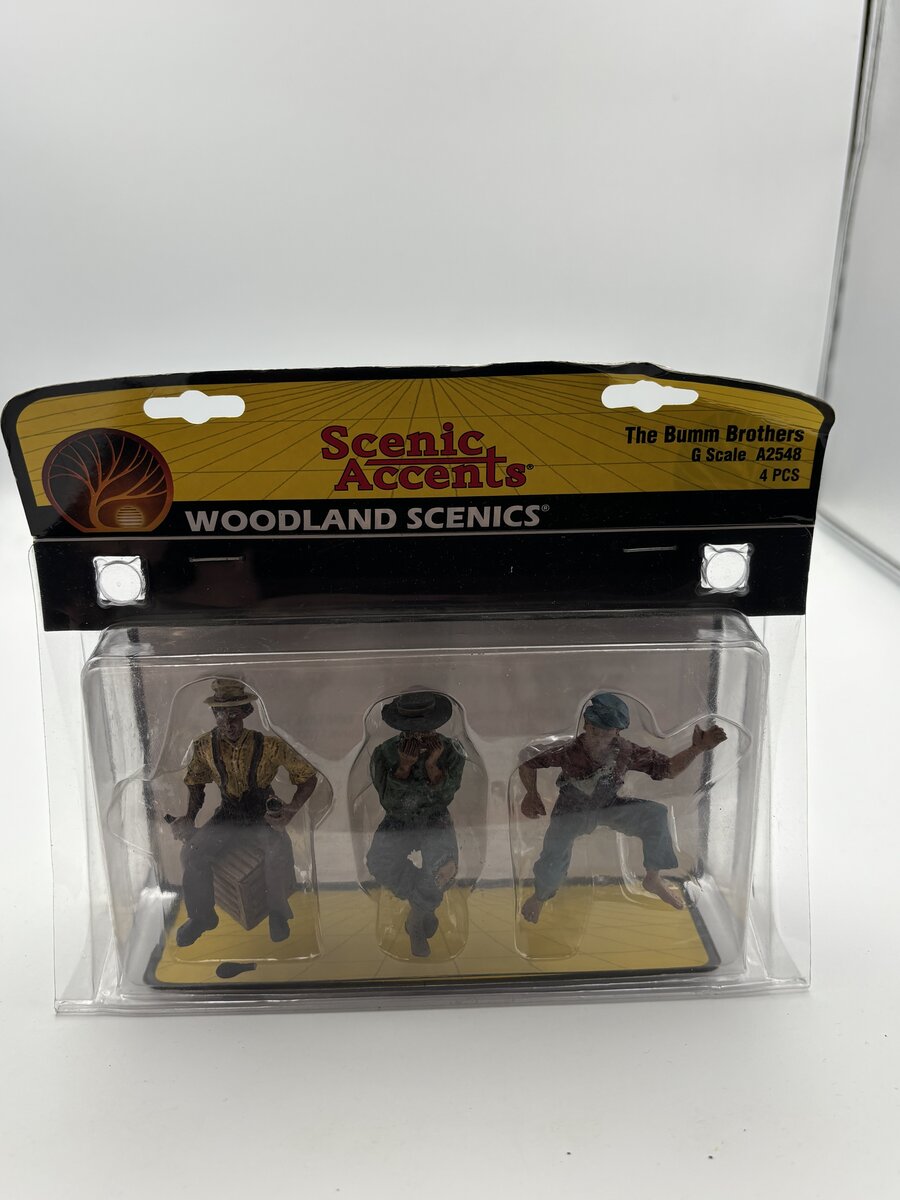 Woodland Scenics A2548 G Scenic Accents The Bumm Brother Figures (Set of 4)