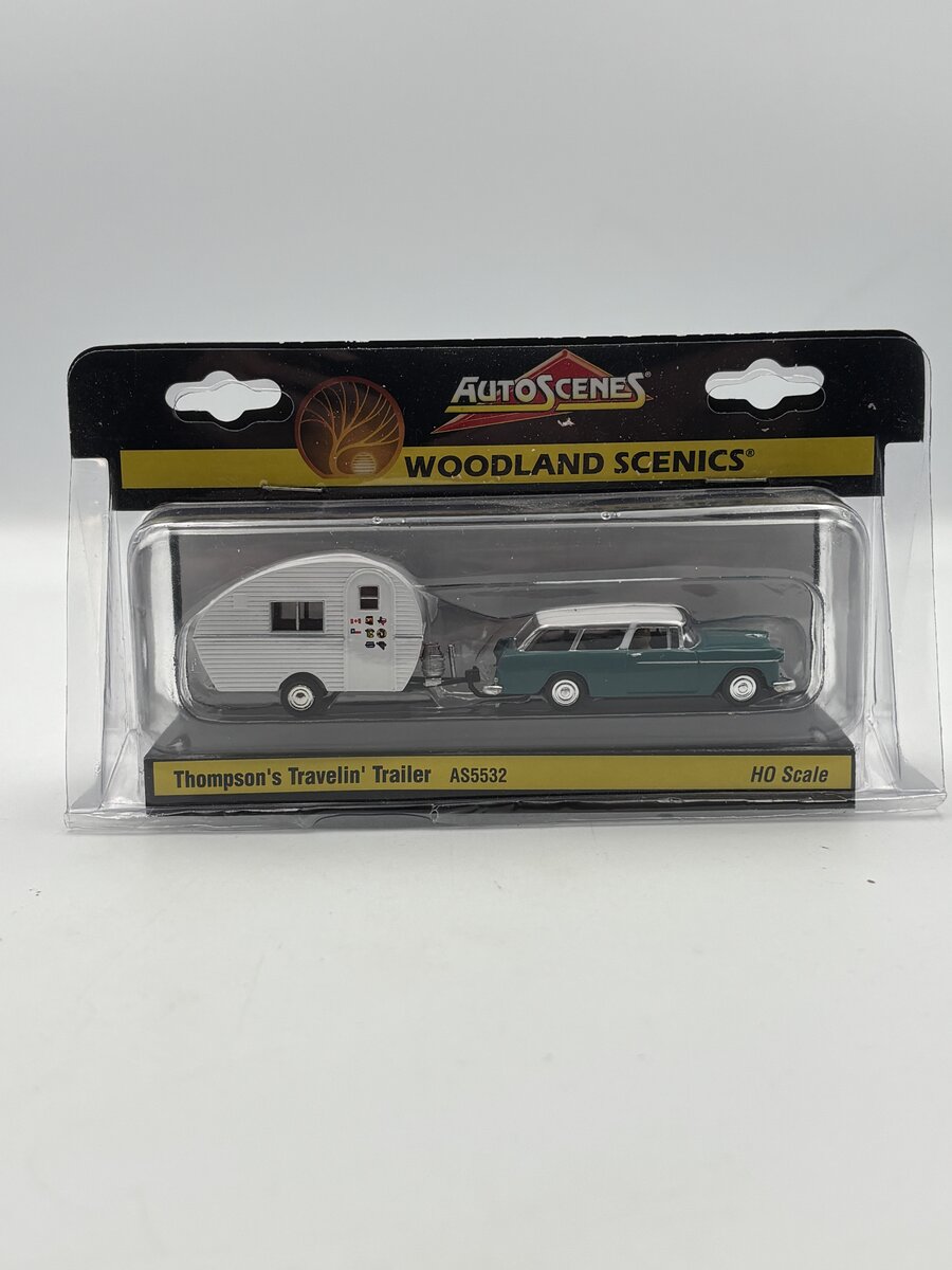 Woodland Scenics AS5532 HO Thompson's Travelin' Trailer AutoScenes