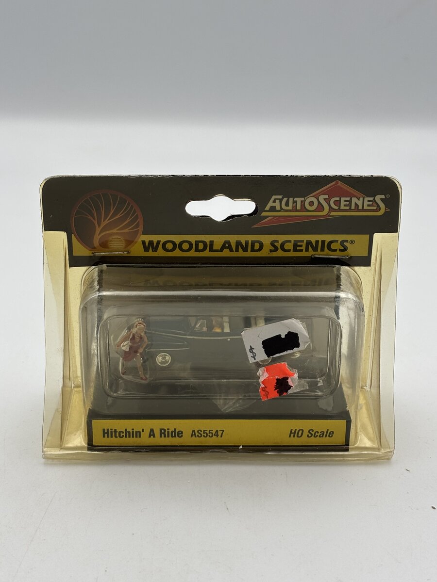 Woodland Scenics AS5547 HO AutoScenes Hitchin' A Ride