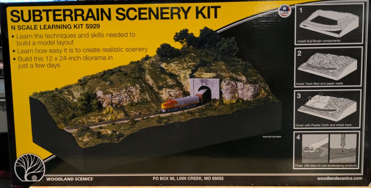 Woodland Scenics S929 N SubTerrain Scenery Kit