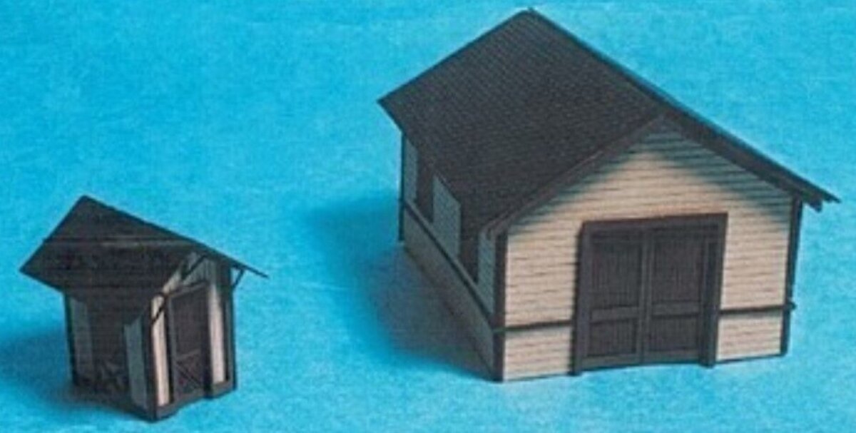 InterMountain 84504 HO Scale Pennsylvania Lineside Wood Kit