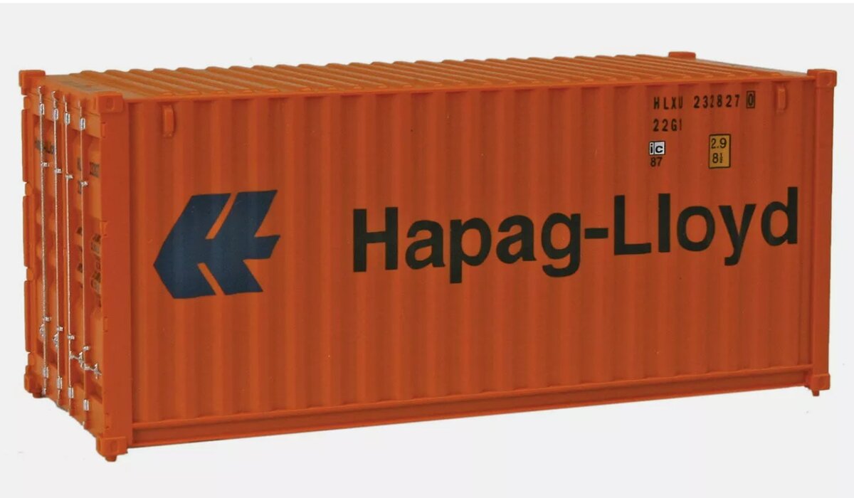Walthers 933-2016 HO Happag-Lloyd 20' Container