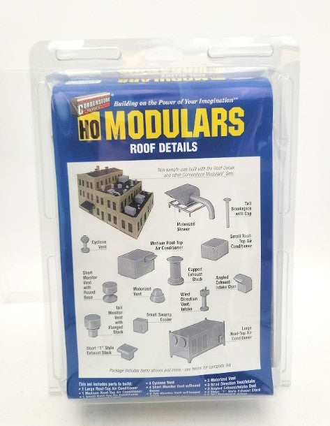 Walthers 933-3733 HO Scale Cornerstone Roof Details Set