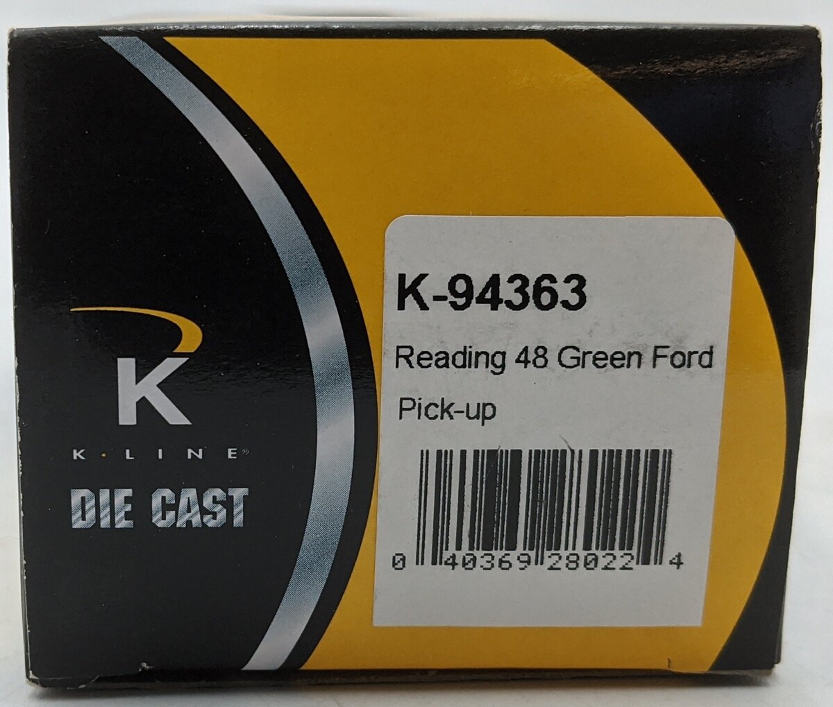K-Line K94363 1:43 Reading 48 Green Ford Pick-Up