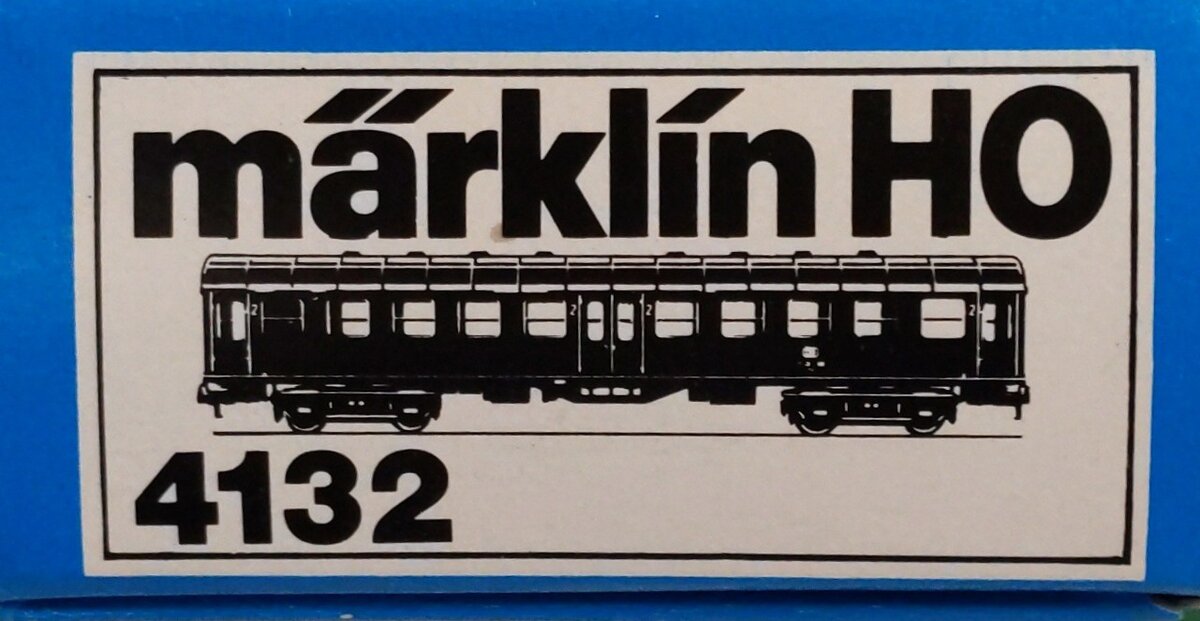 Marklin 4132 HO German Federal Railroad (DB) Byg Passenger Car#50