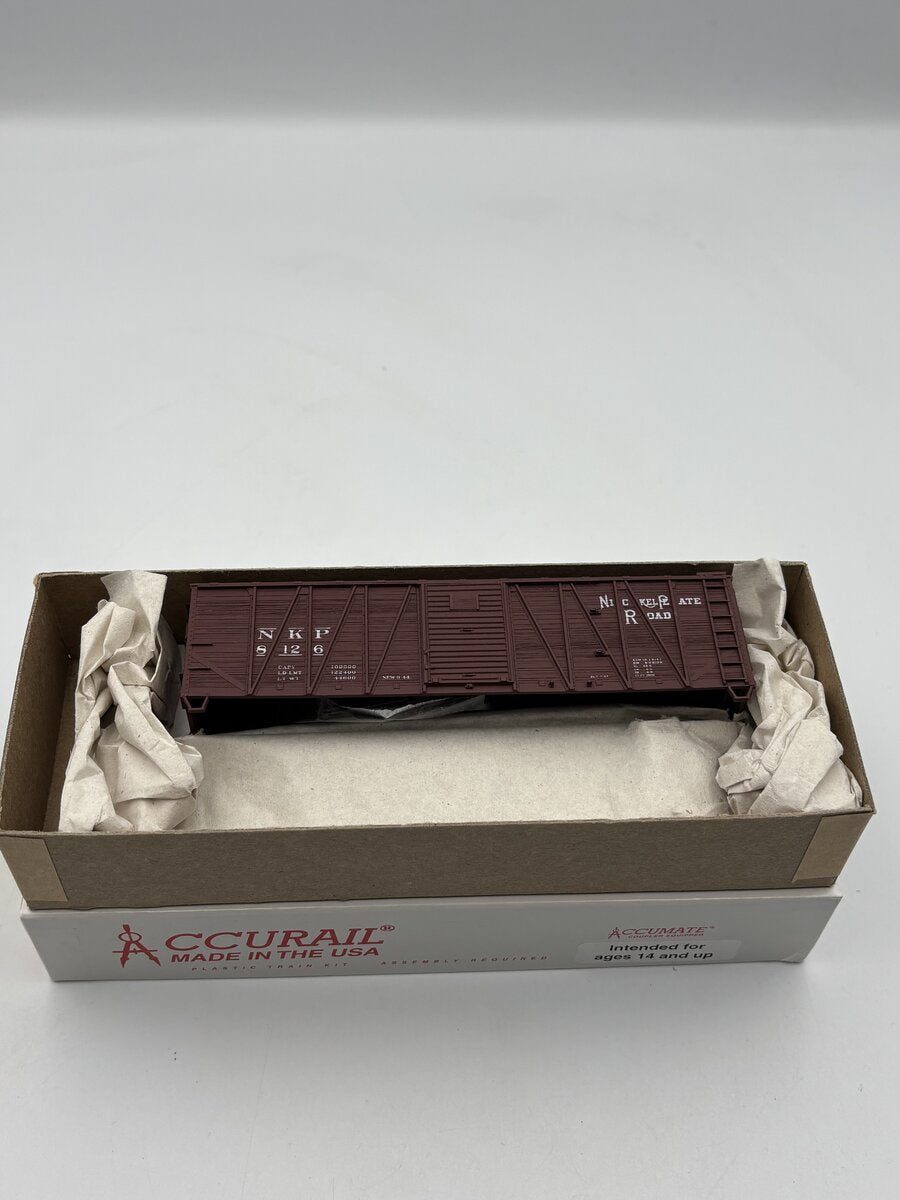 Accurail 4509 HO KIT 40' Wood OB Box w/Steel Ends & Doors, NKP
