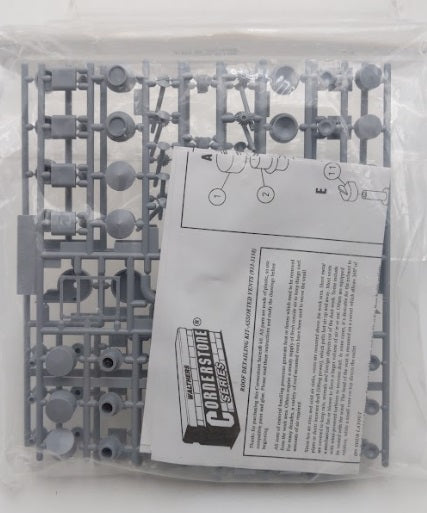 Walthers 933-3158 HO Scale Roof Detail Plastic Kit