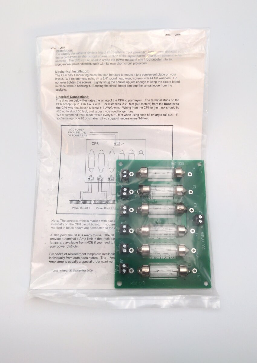 NCE 5240227 CP6 6-Zone DCC Protector