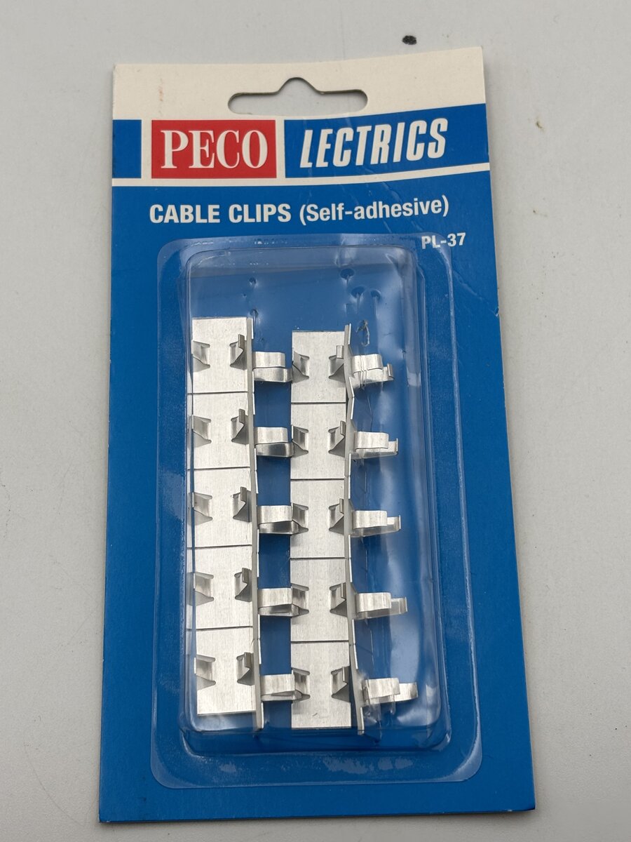 Peco PL-37 HO Self Adhesive Cable Clips