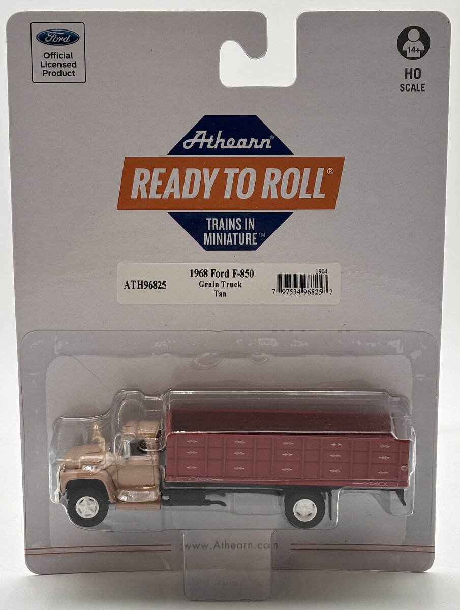Athearn 96825 HO Tan Ford F-850 Grain Truck - RTR