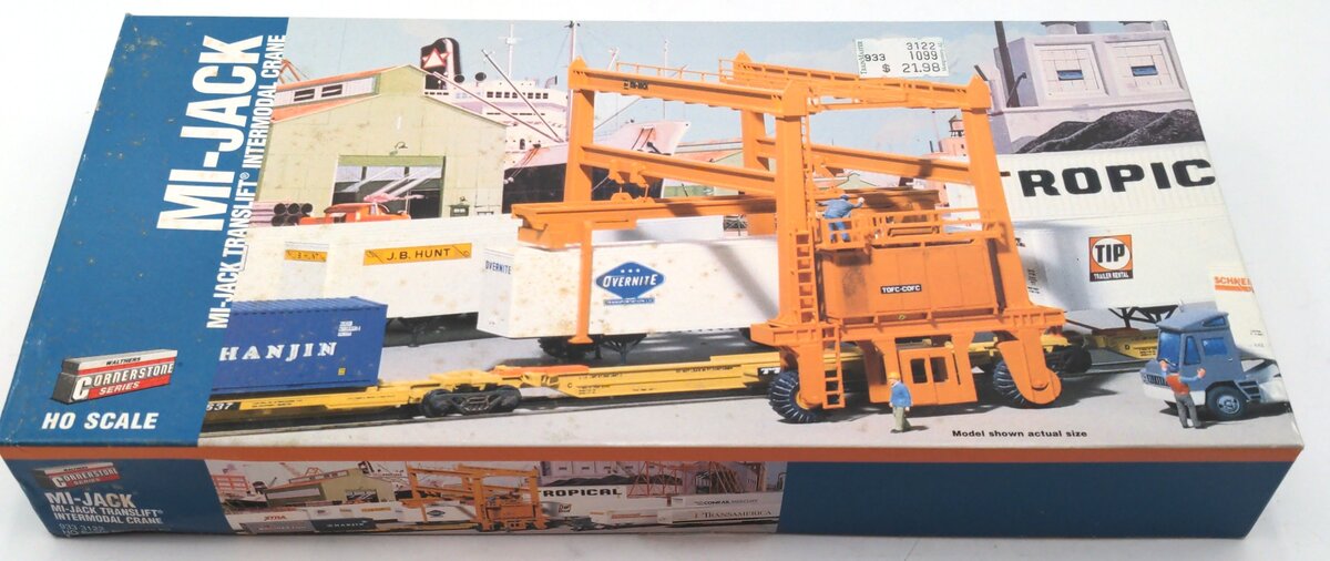 Walthers 933-3122 HO Mi-Jack Translift Intermodal Crane Building Kit LN/Box