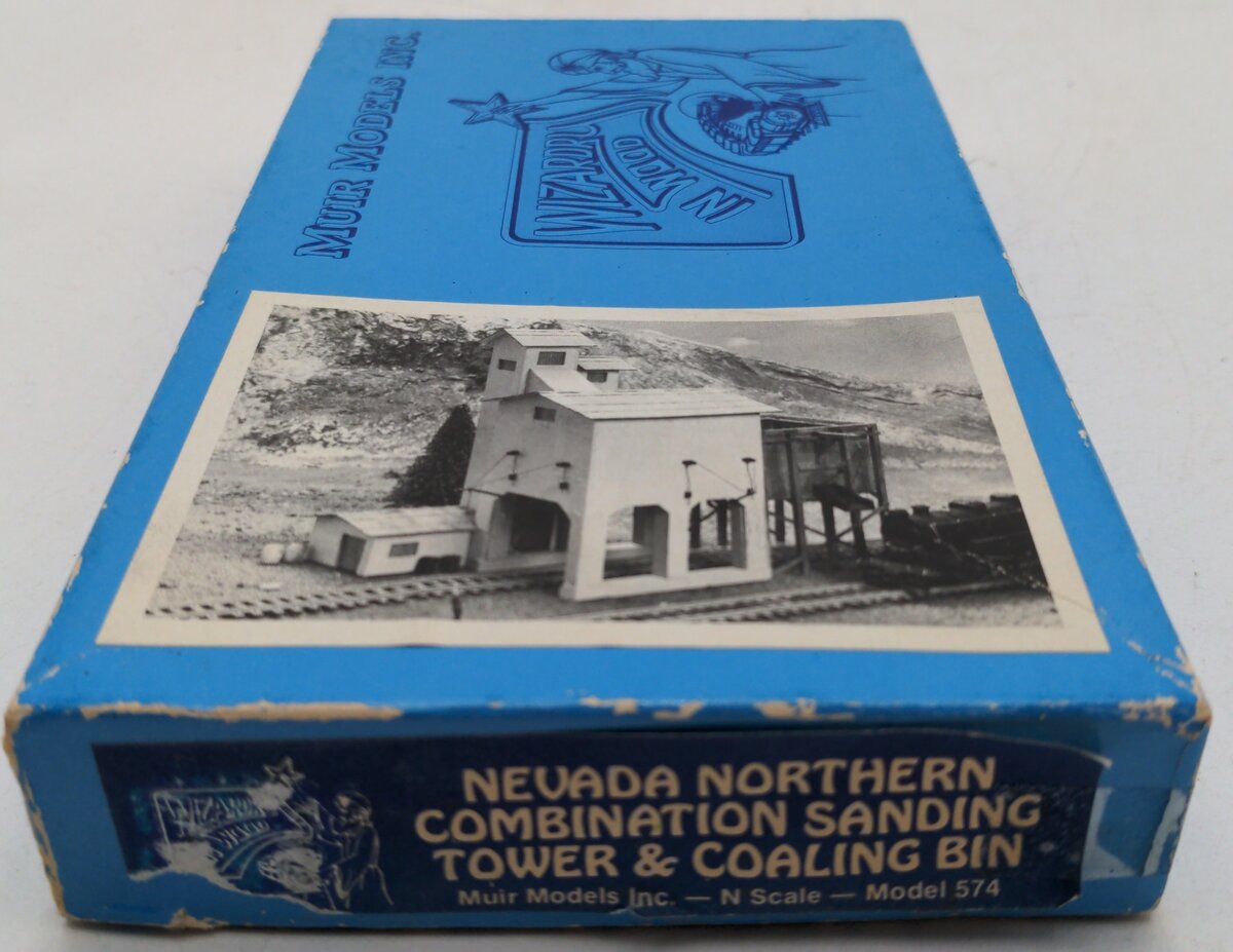 Muir Models 574 N Scale Nevada Northern Combo Sanding Tower & Coalng Bin