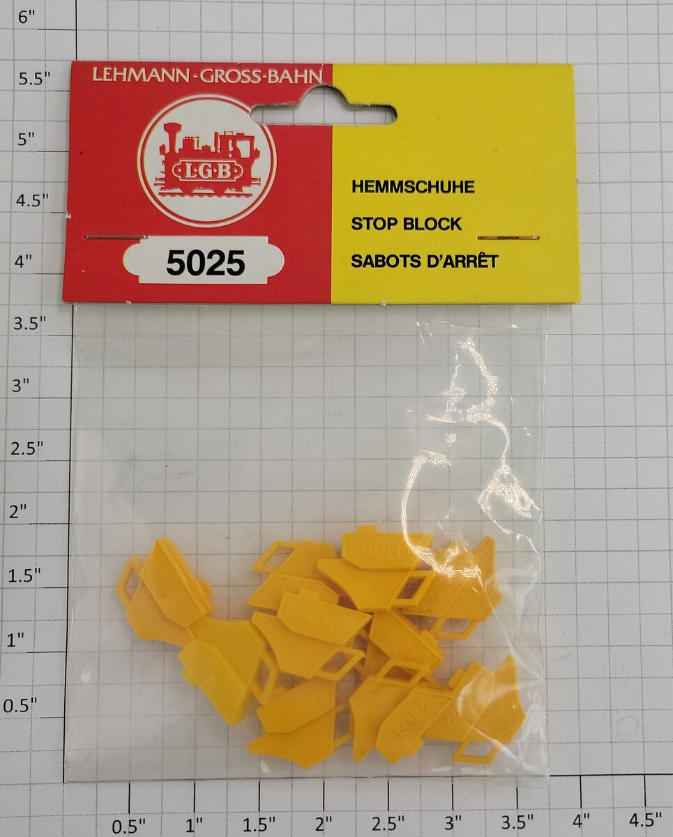 LGB 5025 G Scale Stop Blocks