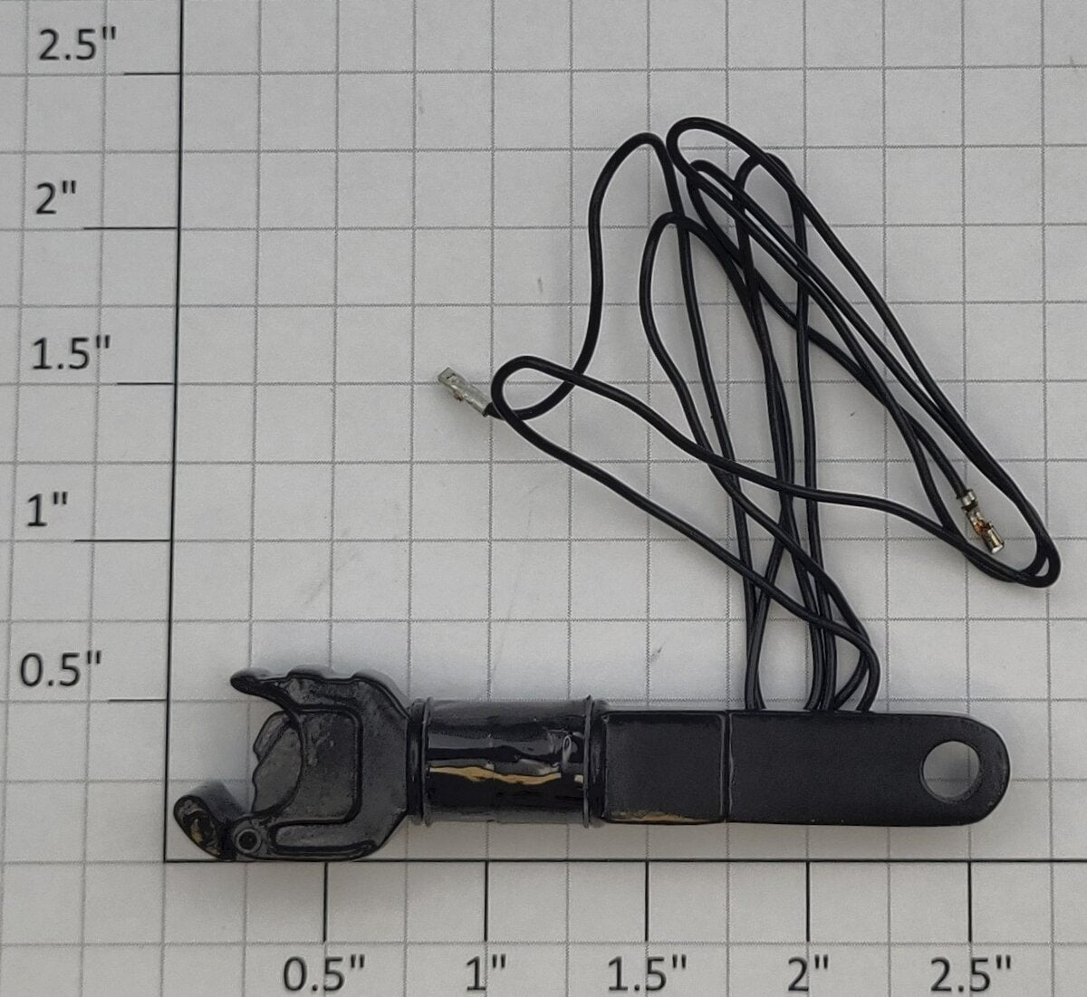 Lionel 18045-550 Black Diecast 2.44" Coil Coupler Assembly with Leads