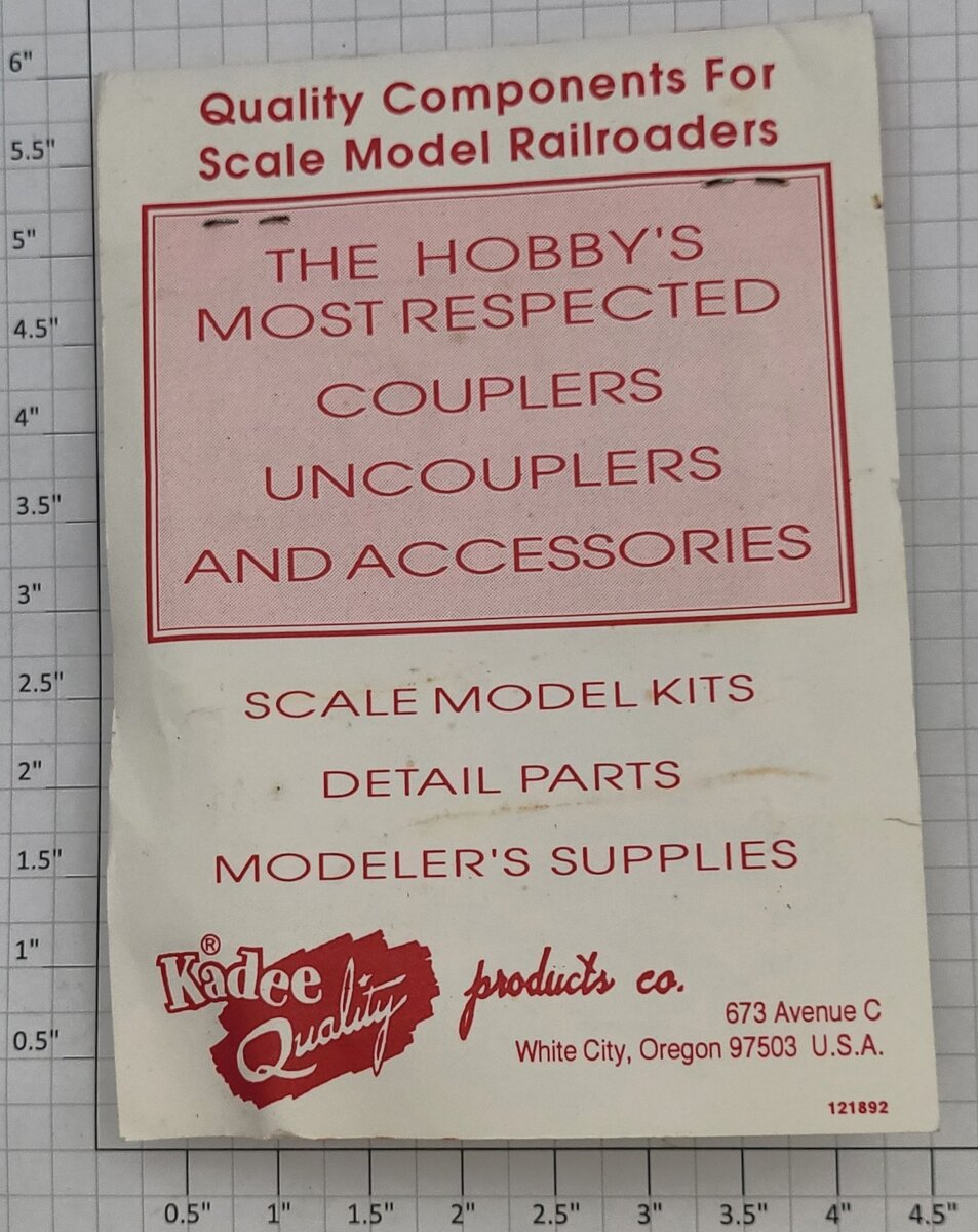 Kadee 1831 G Scale LGB Couplers