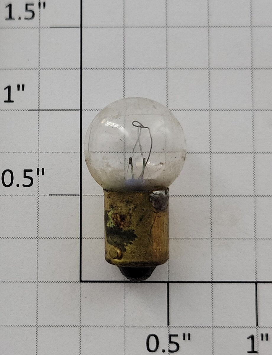 Lionel 57 12-16 Volt Bayonet Base Clear Large Globe Light Bulb