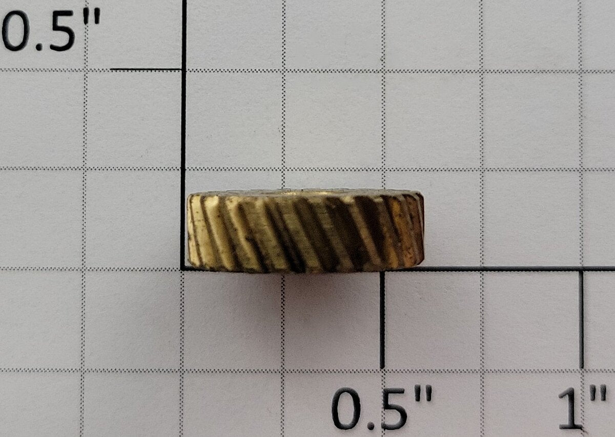 Lionel 58-13 23-Tooth Brass Worm Wheel Gear