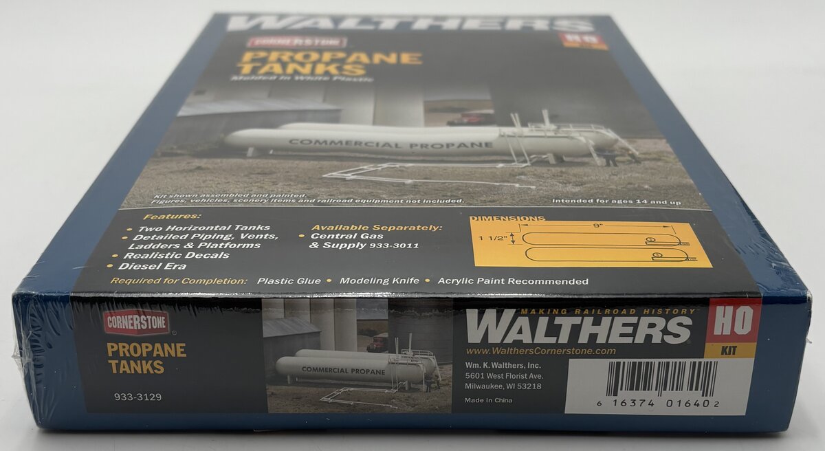 Walthers 933-3129 HO Propane Tanks Accessory Kit