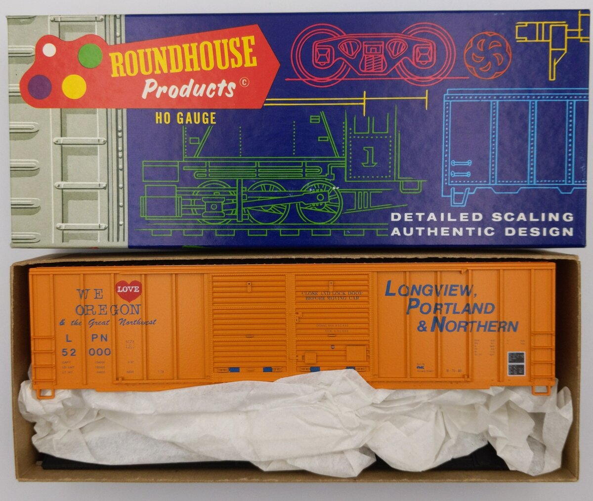 Roundhouse 1988 HO LP & Northern Box Car Kit