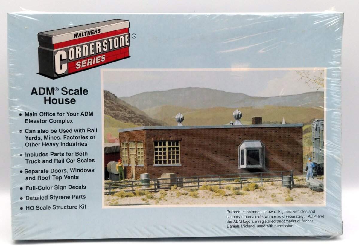 Walthers 933-3027 HO Scale ADM Scale House Building Kit