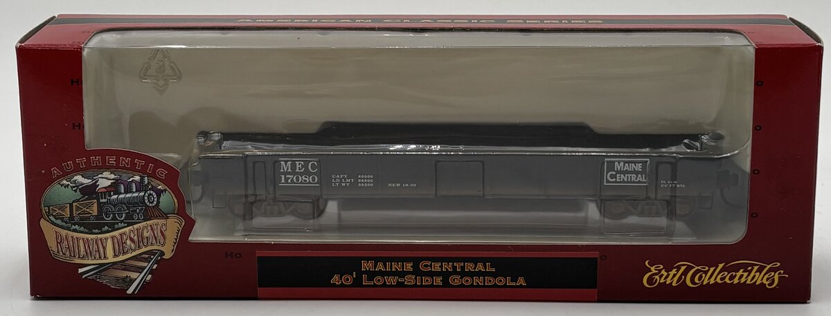Ertl 4983 HO Scale Maine Central 40' Low-Side Gondola #17080