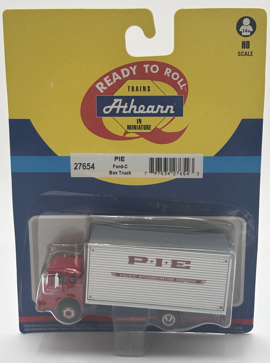 Athearn 27654 HO PIE Ford C Box Truck Ready To Roll