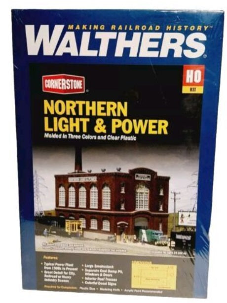 Walthers 933-3021 HO Northern Light & Power Industrial Structure Building Kit