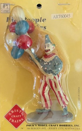 Aristo-Craft ART60045 G Scale Clown Holding Americana Balloons #1