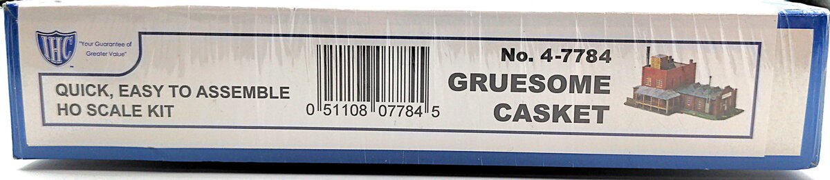 IHC 4-7784 HO Scale "Gruesome Casket" Factory Building Kit