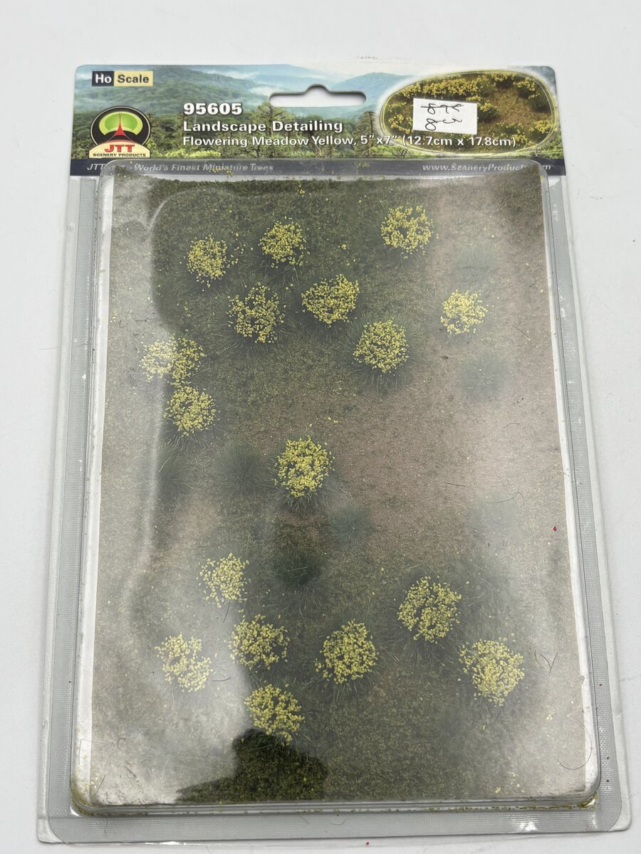 JTT Scenery Products 95605 Flowering Meadow, Yellow 5x7" Sheet
