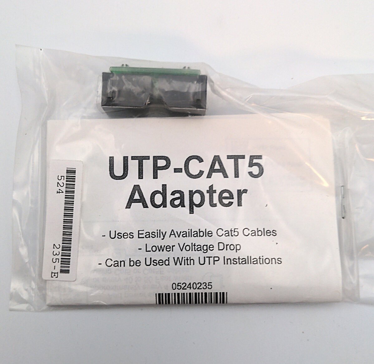 NCE 0235 Socket Adapter to Convert from RJ12 Socket to CAT5 RJ45