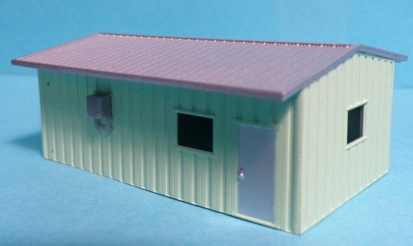 Deluxe Innovations 305 N Scale Green Armco Yard Office Assembled