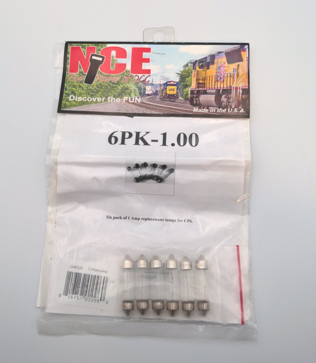 NCE Corporation 5240229 Replacement Lamps for CP6 (Pack of 6)