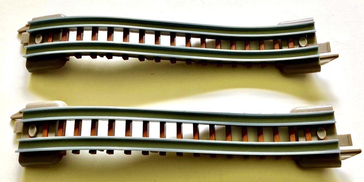 Lionel 92712 Learning Curve 10" Ascending Track 250mm (Pack of 2)
