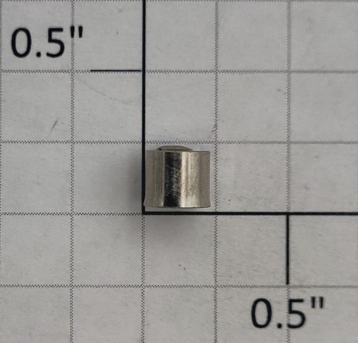 Lionel 33-2 Nickel Brush Tube Cap - Fits 33, 38, 42