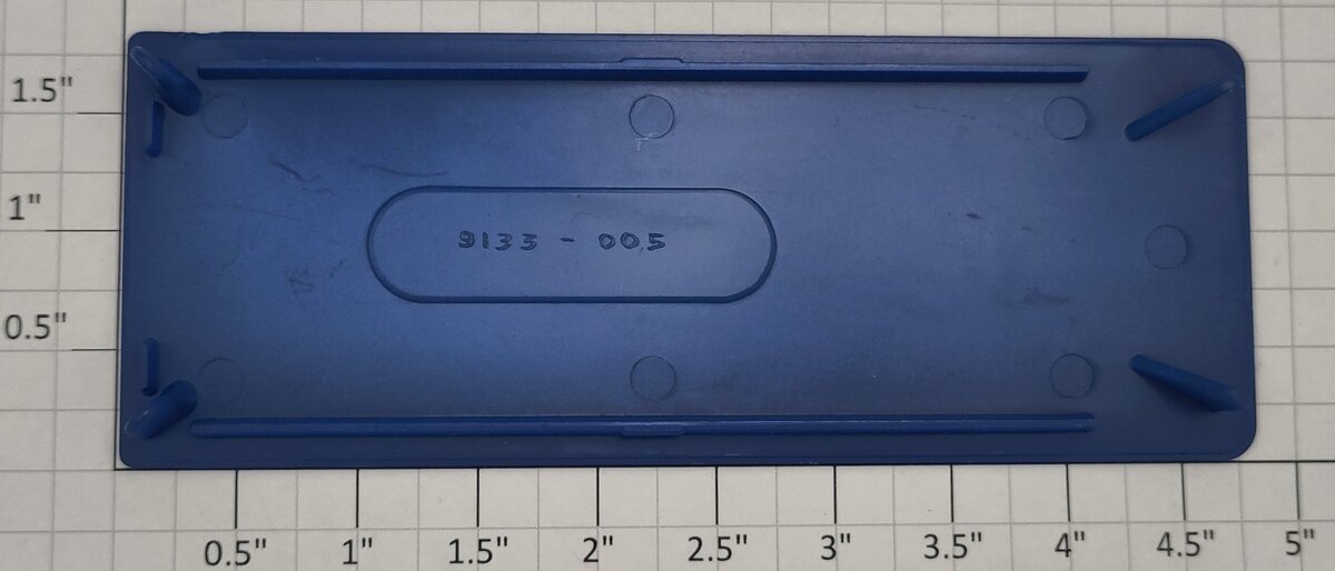 Lionel 6314-24 Dark Blue Trailer Van Roof