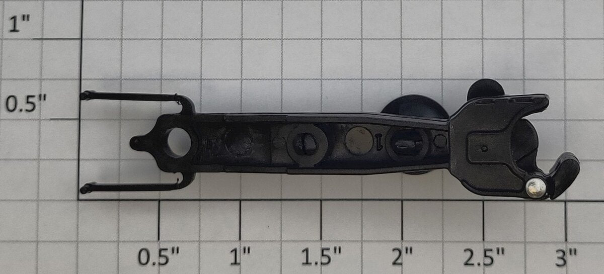 Lionel 16403-59 Black Plastic Coupler Assembly With Plunger