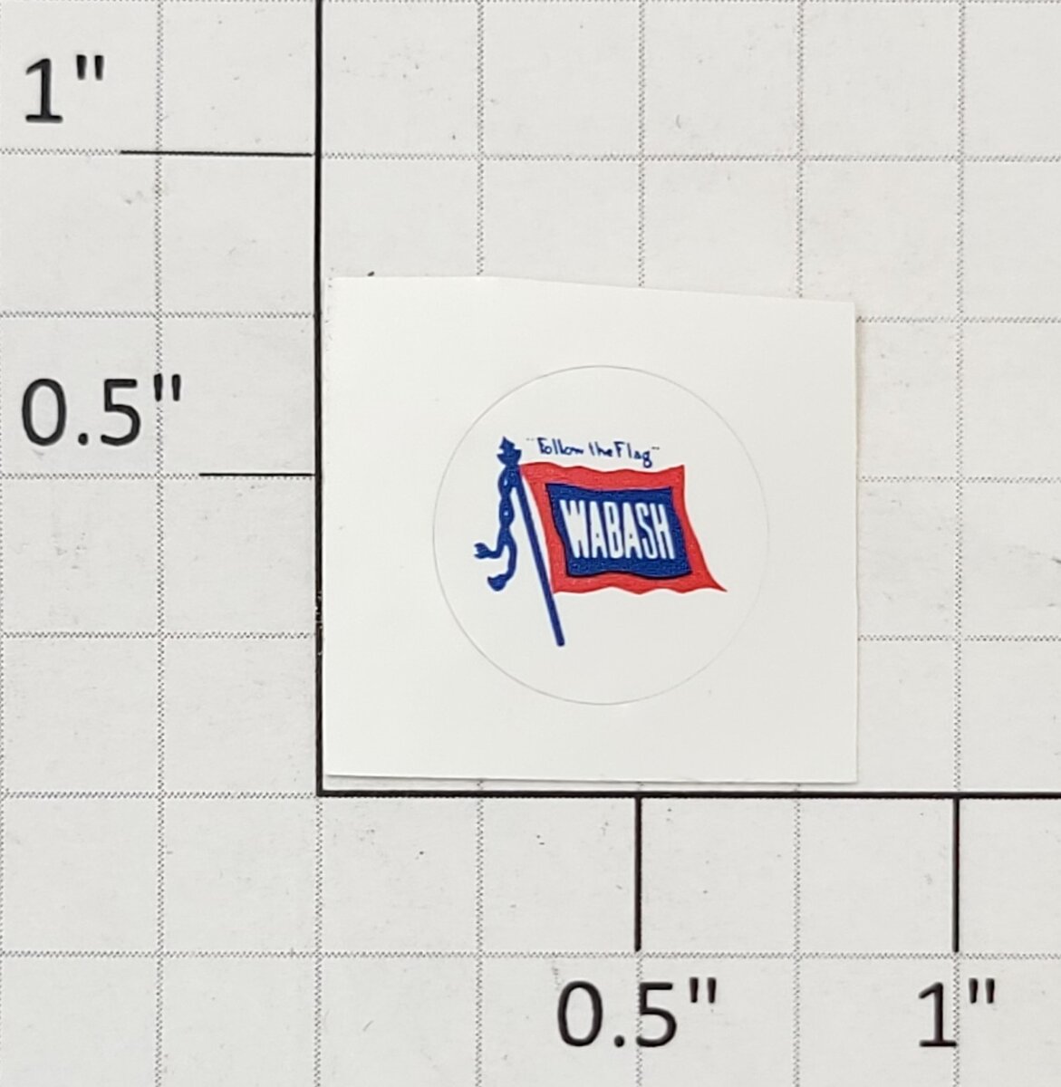 American Flyer 8502-10 Wabash Flag Sticker Decal