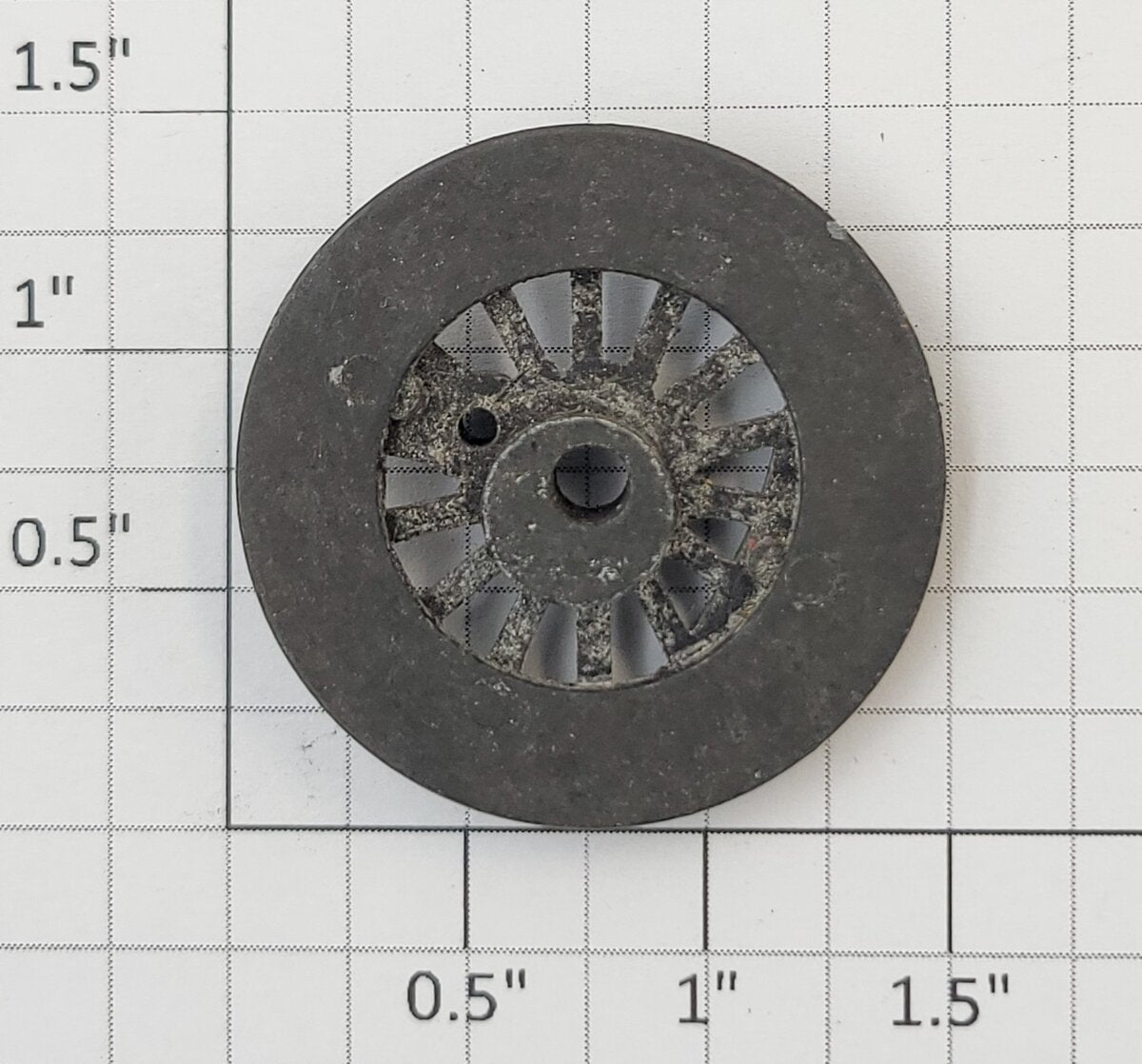 Lionel 227-46 Plain End Wheel with Nickel Rim