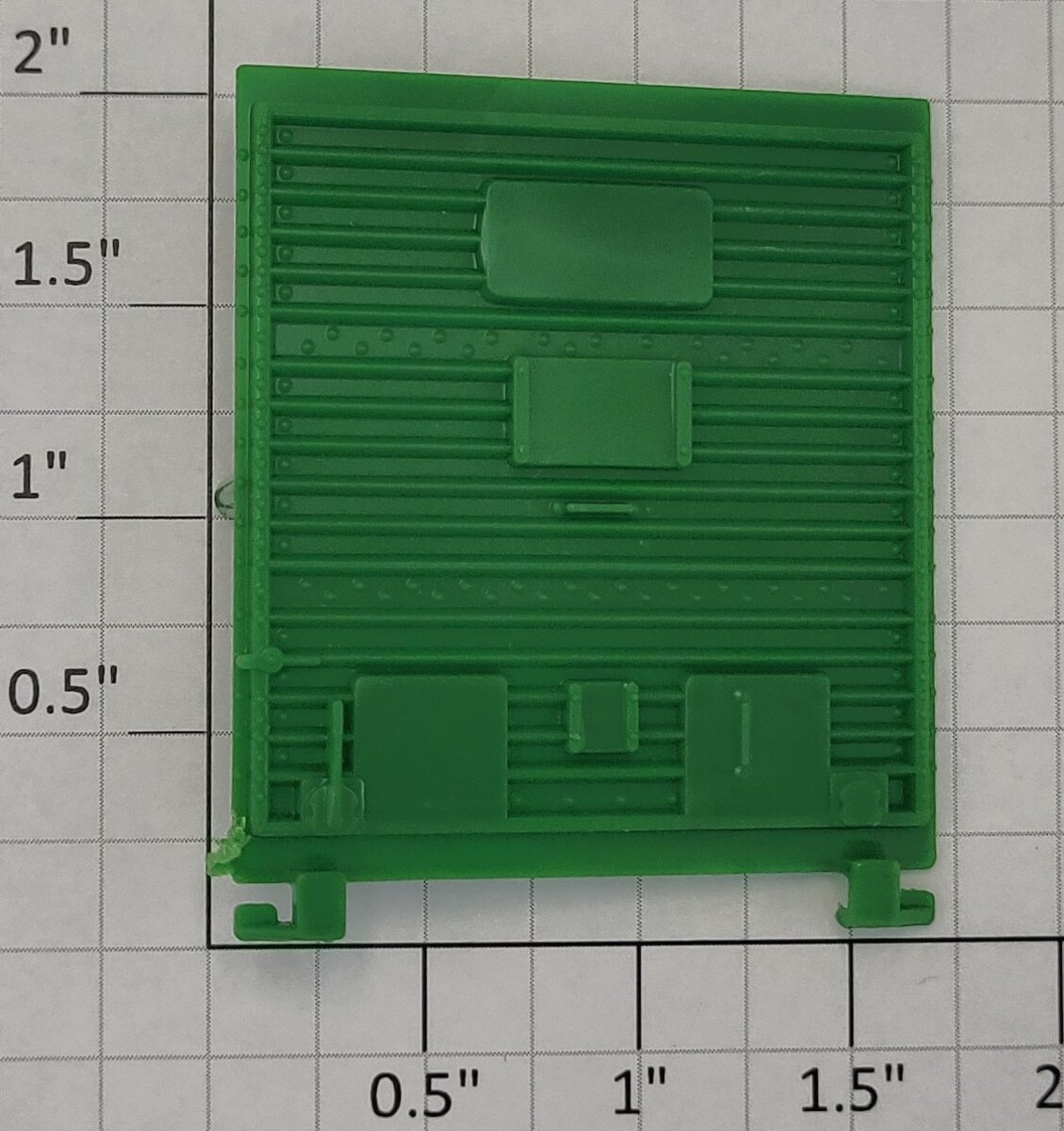 Lionel 9713-14 Green Multi-Panel Boxcar Door with Guides