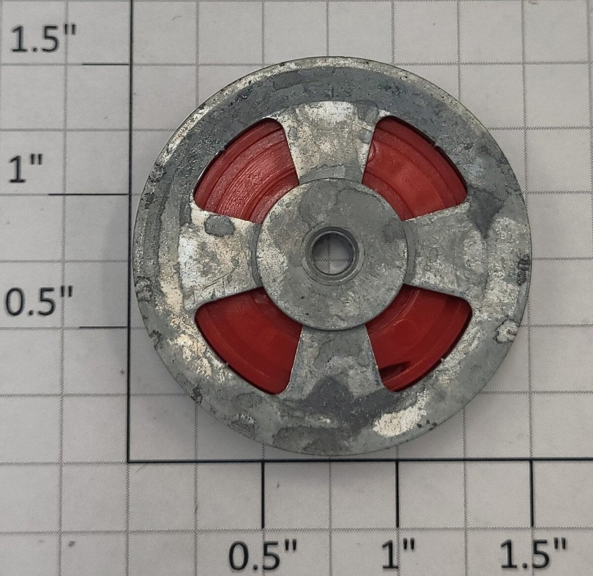 Lionel 18705-130 Red Metal Neptune 0-4-0 Steam Loco Flanged Wheel without Boss