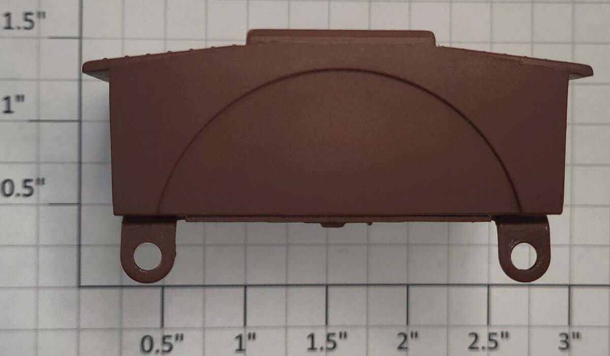 Lionel 19039-14 Brown Metal Baggage Car End Vestibule