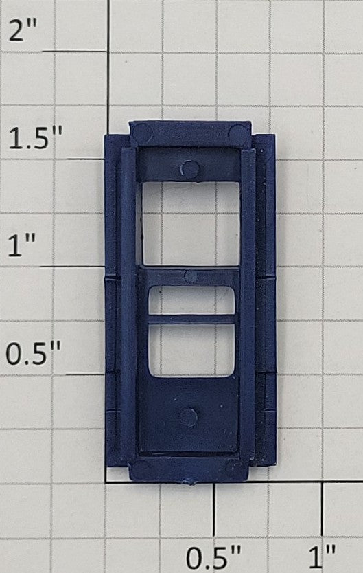 Lionel 19150-14 C&O Aluminum Streamlined Observation Car Blue Door