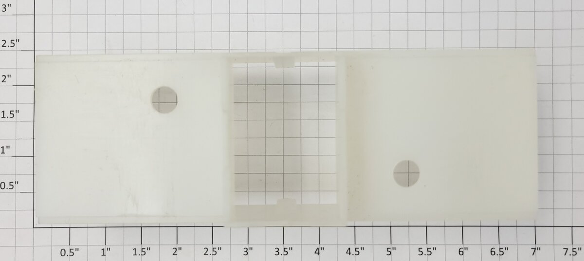 Lionel 22285-10 K-Line Caboose White Frosted Window Shell Insert