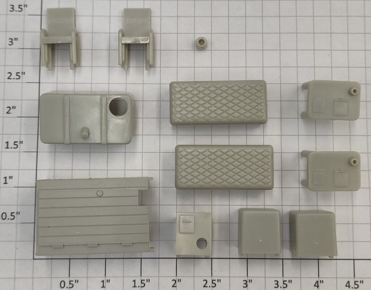 Lionel 22298-105 Gray K-Line Woodside Caboose Interior Detail Set