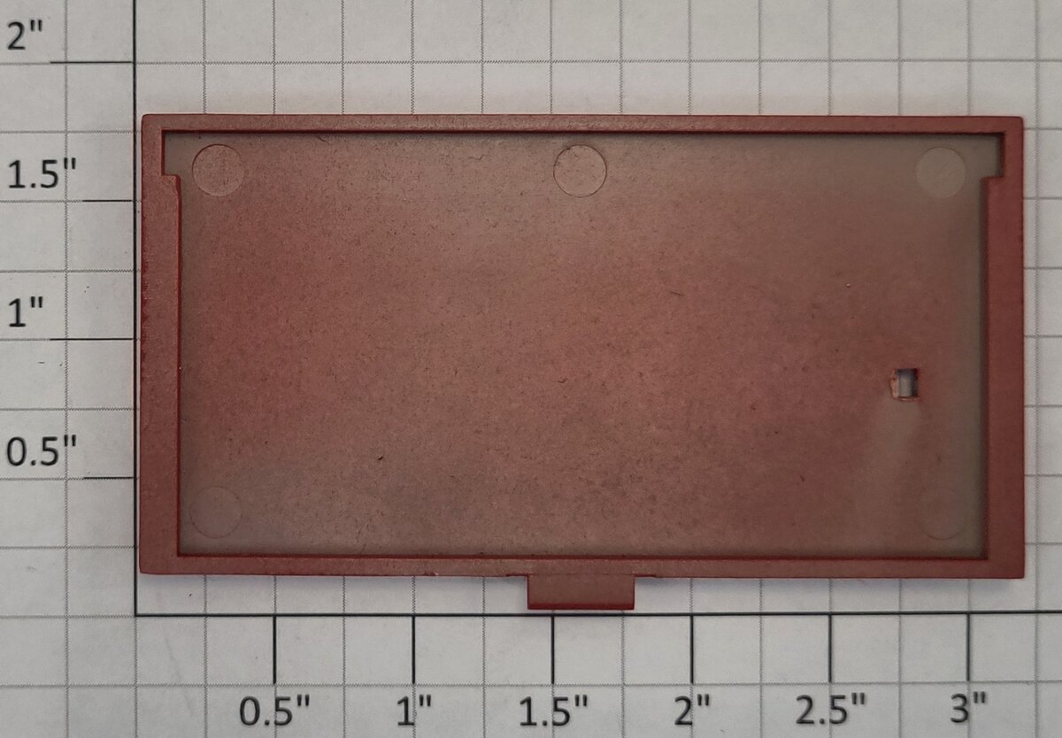 Lionel 18232-34 Red Plastic SOO Line SD-60 Diesel Locomotive Battery Cover