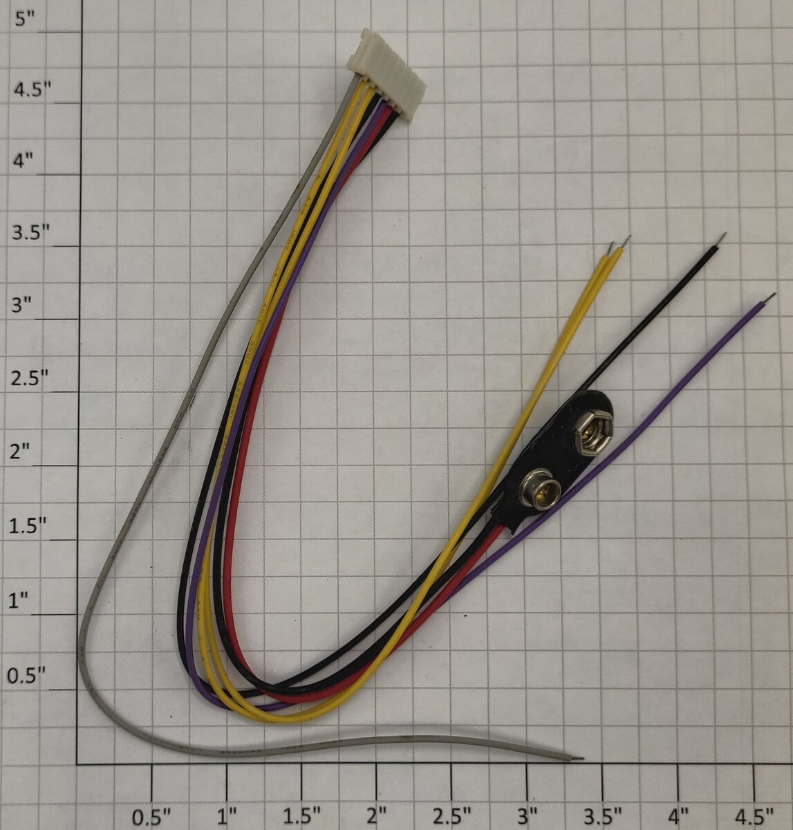 Lionel 18274-129 7-Pin U30C Diesel Locomotive Battery Wiring Harness