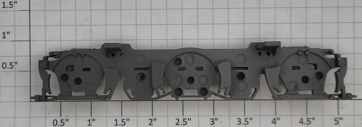 Lionel 24575-681 Gray Diecast Front Left/Rear Right Diesel Truck Sideframe